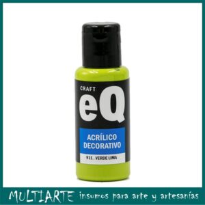 Pintura decorativa EQarte 50ml 911 Verde Lima