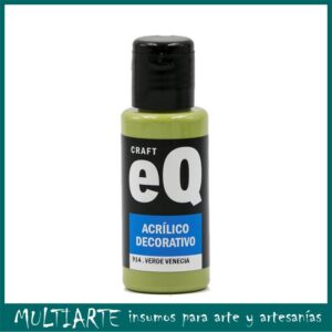 Pintura decorativa EQarte 50ml 914 Verde Venecia