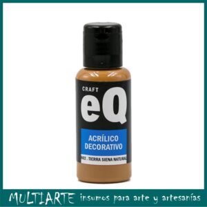 Pintura decorativa EQarte 50ml 802 Tierra Siena Natural
