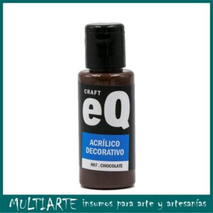 Pintura decorativa EQarte 50ml 807 Chocolate