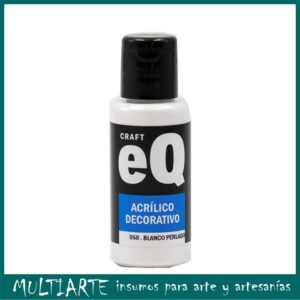 Pintura decorativa EQarte 50ml 050 Blanco Perlado