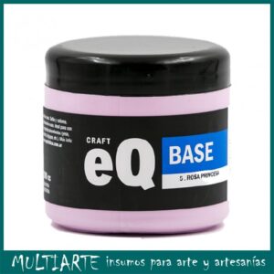 Base acrílica EQarte 200ml 715 Rosa Princesa