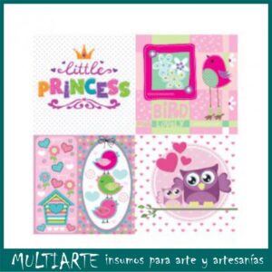 Lámina para decoupage 31,5cms x 31,5cms 11-113