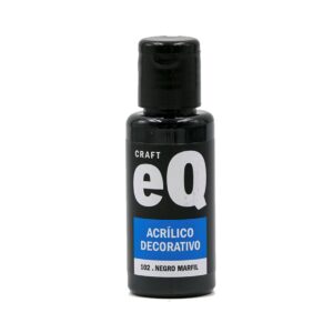 Pintura decorativa EQarte 50ml 102 Negro Marfil