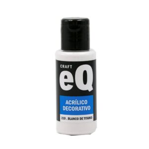 Pintura decorativa EQarte 50ml 210 Blanco Titanio