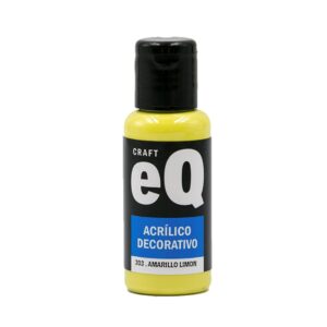 Pintura decorativa EQarte 50ml 303 Amarillo Limon