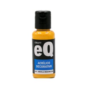 Pintura decorativa EQarte 50ml 308 Amarillo Medio