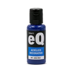 Pintura decorativa EQarte 50ml 407 Azul Ftalo