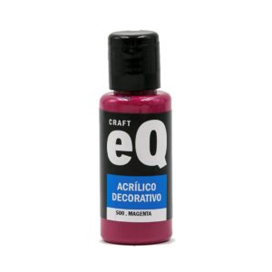 Pintura decorativa EQarte 50ml 500 Magenta