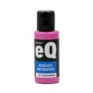 Pintura decorativa EQarte 50ml 502 Rosa Purpura