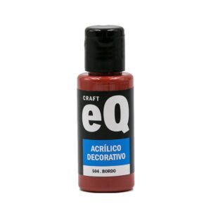 Pintura decorativa EQarte 50ml 504 Bordo