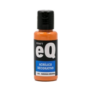Pintura decorativa EQarte 50ml 601 Naranja Oriental