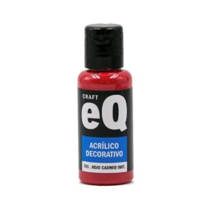 Pintura decorativa EQarte 50ml 701 Rojo Cadmio