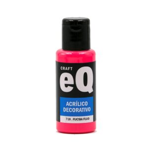 Pintura decorativa EQarte 50ml 718 Fucsia Fluor