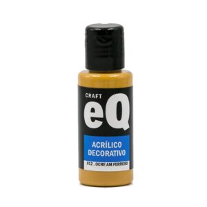 Pintura decorativa EQarte 50ml 812 Ocre Amarillo Ferroso