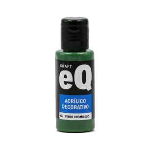 Pintura decorativa EQarte 50ml 907 Verde Cromo Oscuro