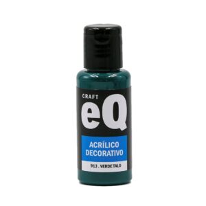Pintura decorativa EQarte 50ml 913 Verde Ftalo