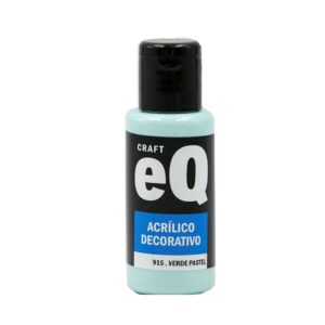 Pintura decorativa EQarte 50ml 915 Verde Pastel