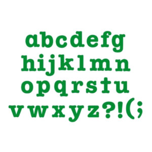 Cortante Bigz  Sizzix - AllStar 1 1/2P. Lowercase Letters Punctuation A10229