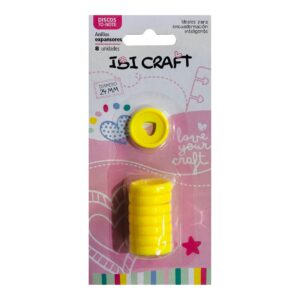Discos para encuadernación expandible Ibi Craft 24mm Amarillo