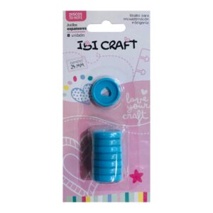 Discos para encuadernación expandible Ibi Craft 24mm Celeste
