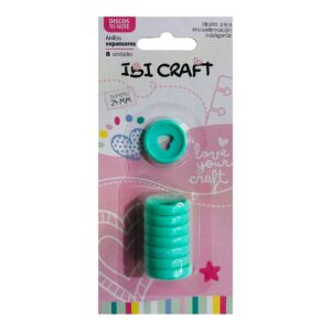 Discos para encuadernación expandible Ibi Craft 24mm Verde