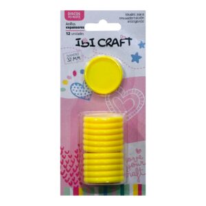 Discos para encuadernación expandible Ibi Craft 32mm Amarillos