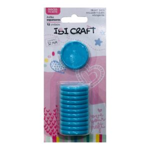 Discos para encuadernación expandible Ibi Craft 32mm Celeste