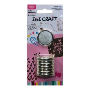 Discos para encuadernación expandible Ibi Craft 32mm Plateado