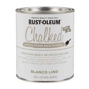 Chalked Pintura Tizada Base Agua de Interior 887ml Blanco Lino