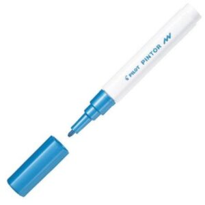 Marcador Pilot PINTOR 1.0MM F- Azul Metal