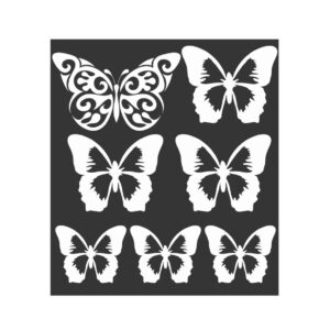 Adhesivos decorativos Mariposas - color BLANCO