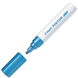 Marcador Pilot PINTOR 1.4MM M Azul Metal