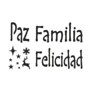 Stencil Multiarte Navidad 22x35cms N09
