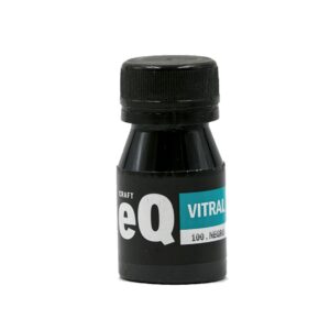 Laca Vitral al Agua EQArte 37ml 100 Negro