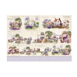 Lámina de seda para decoupage 50x70cms PROVENCE11