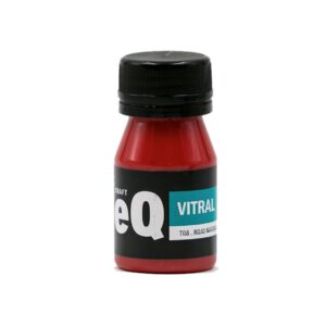 Laca Vitral al Agua EQArte 37ml 708 Rojo Navidad