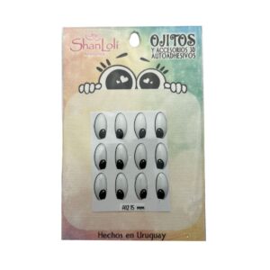 Ojitos realistas para Muñecos Modelo A12 15MM