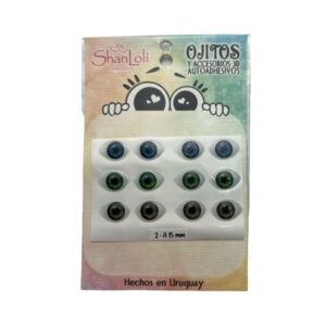 Ojitos realistas para Muñecos Modelo A2 15MM