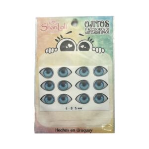 Ojitos realistas para Muñecos Modelo A6 B 15MM
