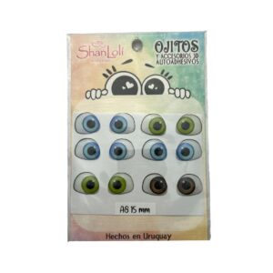 Ojitos realistas para Muñecos Modelo A8 15MM