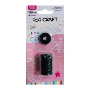 Discos para encuadernación expandible Ibi Craft 24mm Negro