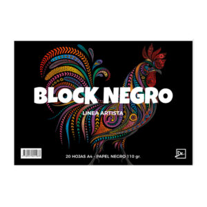 Block de dibujo Negro Dali con 20 hojas 110 gr