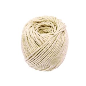 Chaura de algodon color crudo Nro 0 x 50mts
