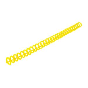 Espiral de plastico para encuadernar A4 Amarillo