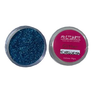 Glitter turquesa 50grs