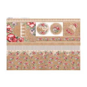 Lámina de seda para decoupage 50x70cms LIN10