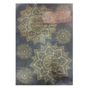 Láminas de Folex   25 x 35 cms Mandalas 1 Dorado