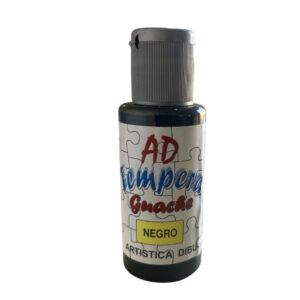 Témpera AD profesional 050ml 200-negro
