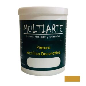 Pintura acrílica al agua Ocre 1 litro Multiarte